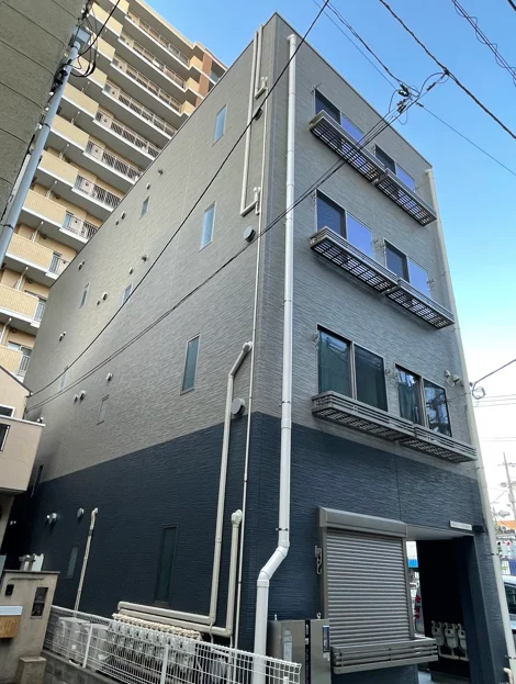分譲後の集合住宅の外観